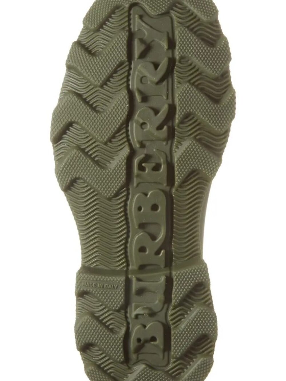 Burberry Marsh Stamp Short Rain Boot in Loch (Olive) Size 37 ($650) - Picture 3 of 11